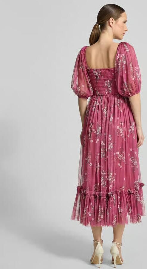Lace & Beads Cocktailjurk met allover-look - Foto 3