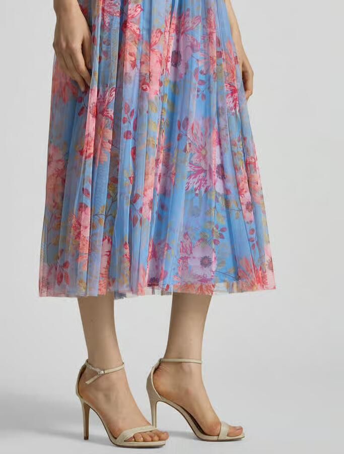 Lace & Beads cocktailjurk van tule