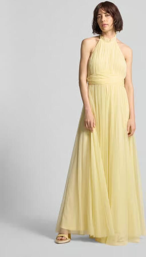 Lace & Beads halter-cocktailjurk met tailleband - Foto 2