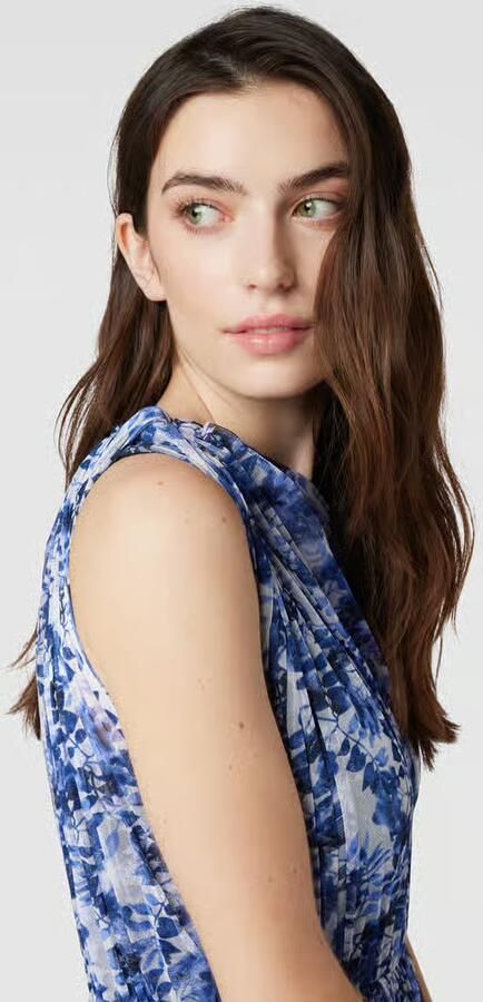 Lace & Beads Knielange cocktailjurk met one shoulder-band
