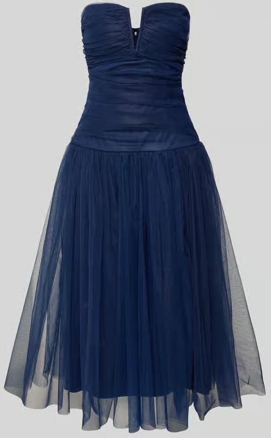 Lace & Beads Knielange cocktailjurk met V-hals - Foto 2