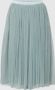 Lace & Beads Knielange rok met plissévouwen - Thumbnail 1