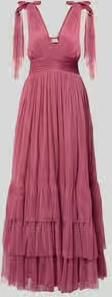Lace & Beads Maxi-jurk in laagjeslook