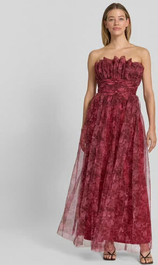 Lace & Beads maxi-jurk in off-shoulder-look - Foto 3