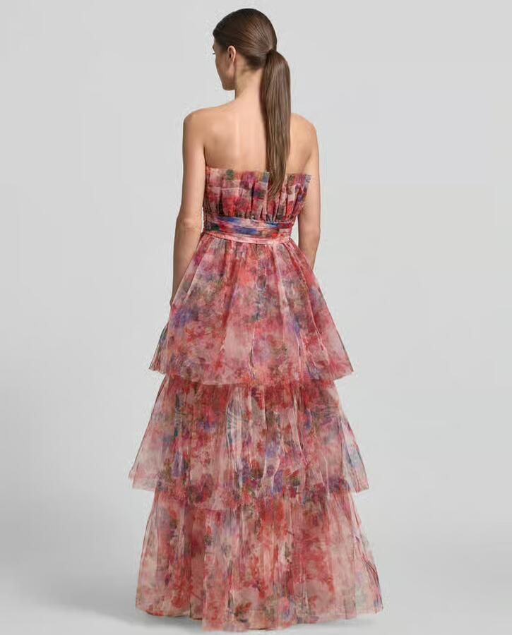 Lace & Beads maxi-jurk in off-shoulder-look met tailleband