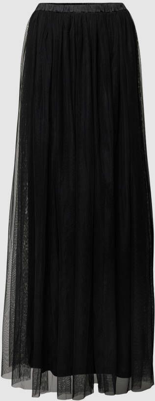 Lace & Beads Maxirok van tule met elastische band