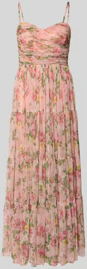 Lace & Beads midi-jurk met all-over bloemenmotief - Foto 2