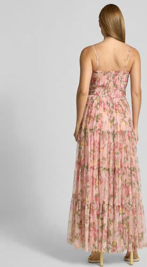 Lace & Beads midi-jurk met all-over bloemenmotief - Foto 2