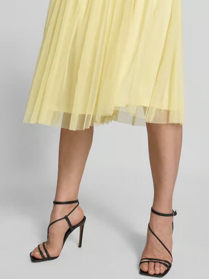 Lace & Beads Midirok met Plissévouwen