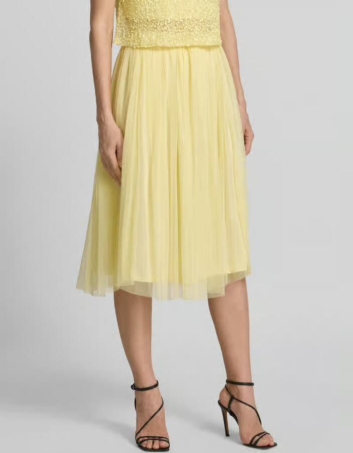 Lace & Beads Midirok met Plissévouwen - Foto 2