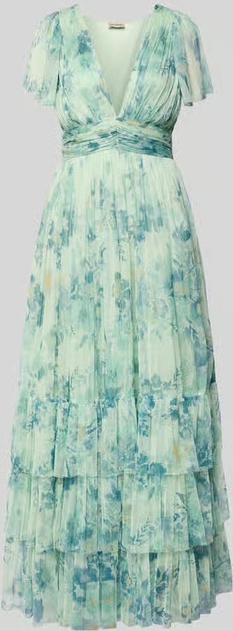 Lace & Beads regular fit avondjurk met ruches - Foto 2