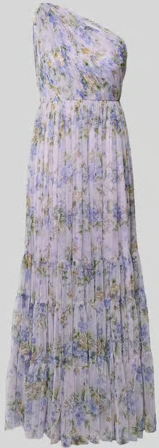 Lace & Beads regular fit avondjurk met ruches - Foto 2