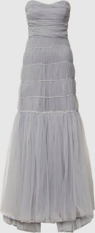 Lace & Beads Strapless avondjurk met smokdetails
