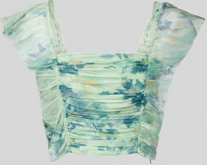 Lace & Beads Top met volants - Foto 2