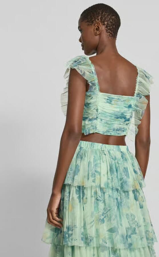 Lace & Beads Top met volants - Foto 2