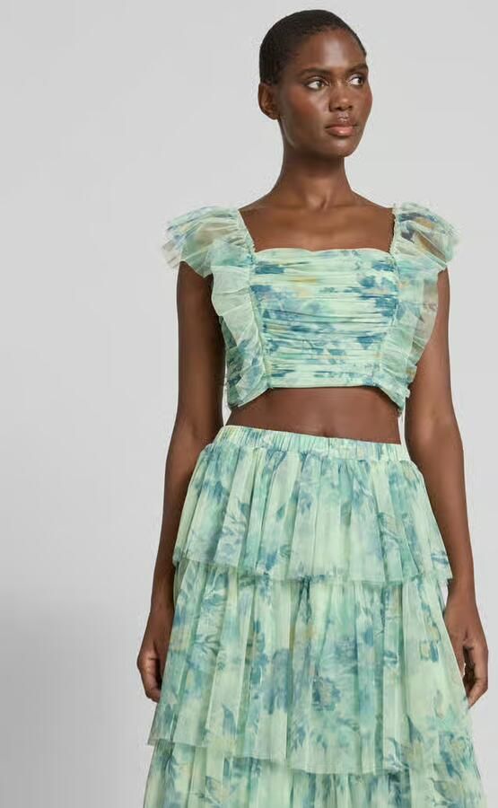 Lace & Beads Top met volants - Foto 3