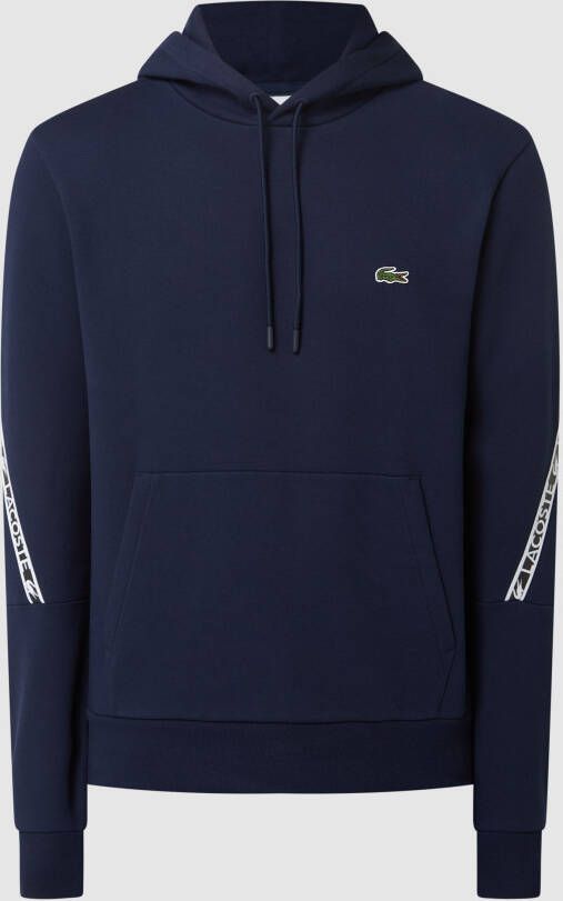 Lacoste Classic fit hoodie met kangoeroezak