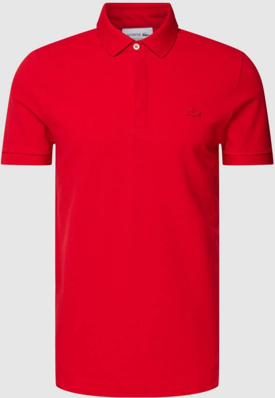 Lacoste Classic fit poloshirt met labeldetail