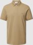 Lacoste Classic fit poloshirt met labeldetail - Thumbnail 1