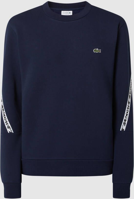Lacoste Classic fit sweatshirt met logodetails