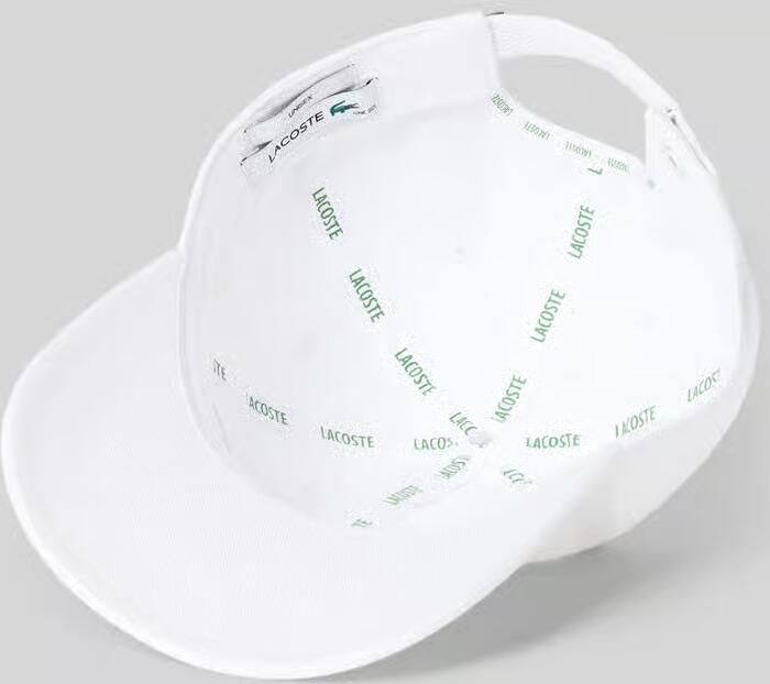 Lacoste Witte Unstructured Cap met Klein Logo White Heren - Foto 2