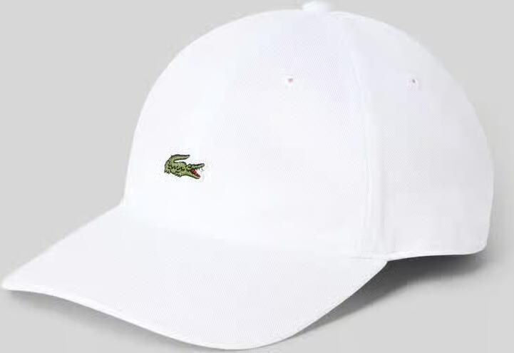 Lacoste Witte Unstructured Cap met Klein Logo White Heren - Foto 3