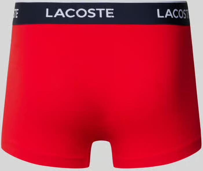 Lacoste Boxershort met elastische band in een set van 3 stuks