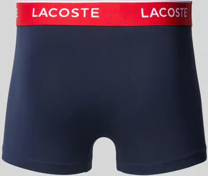 Lacoste Boxershort met elastische band in een set van 3 stuks