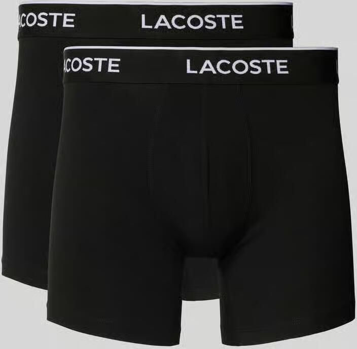 Lacoste Boxershort met elastische band met label in een set van 3 stuks