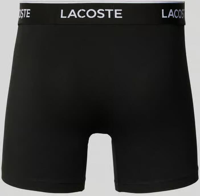 Lacoste Boxershort met elastische band met label in een set van 3 stuks