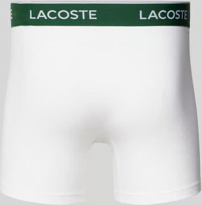 Lacoste Boxershort met elastische band met label in een set van 3 stuks