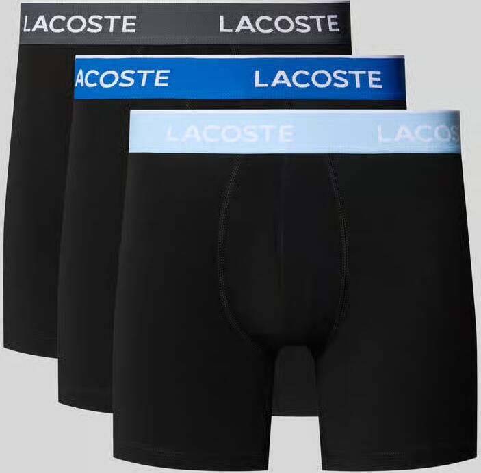 Lacoste Boxershort van katoenmix in set van 3