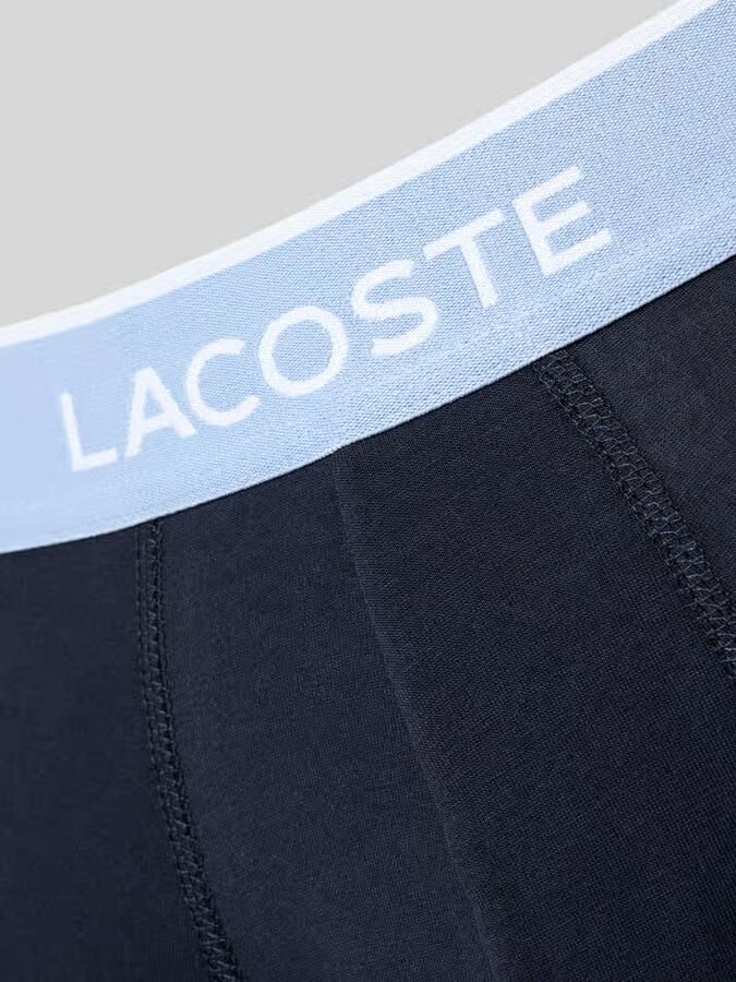 Lacoste Boxershort van katoenmix in set van 3