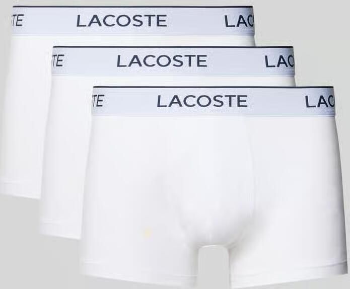 Lacoste Boxershort van katoenmix in set van 3
