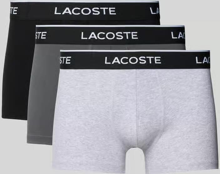 Lacoste Boxershort van katoenmix in set van 3
