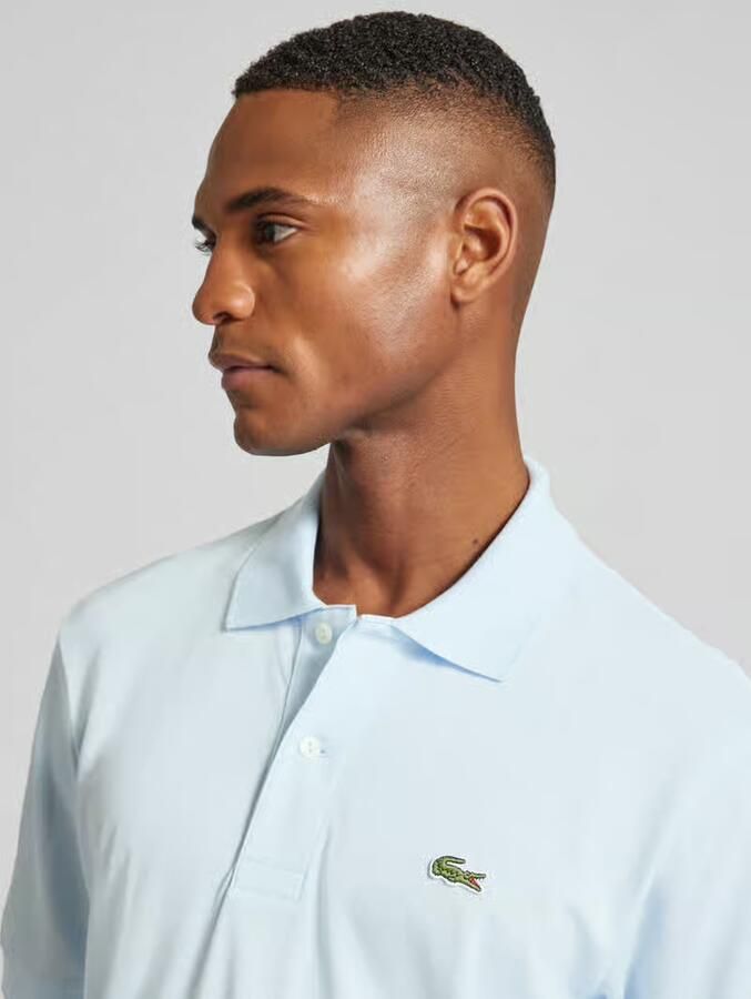 Lacoste Classic fit poloshirt met labelbadge