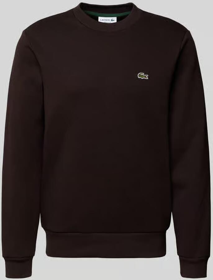 Lacoste Classic fit sweatshirt van katoenmix