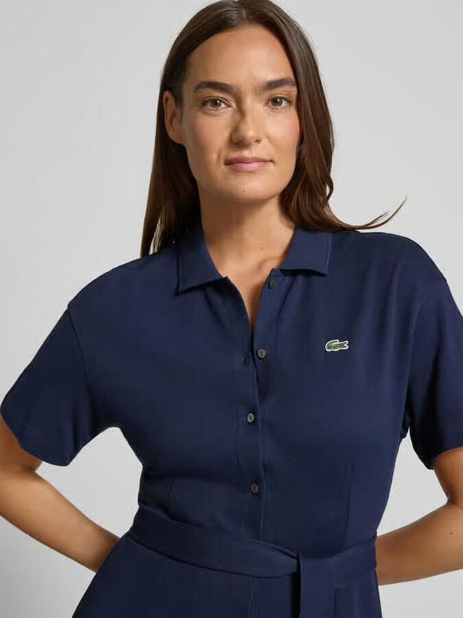 Lacoste Getailleerde vrijetijdsjurk van puur katoen
