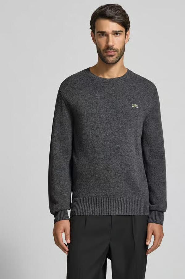 Lacoste Regular fit gebreide pullover van pure wol - Foto 2