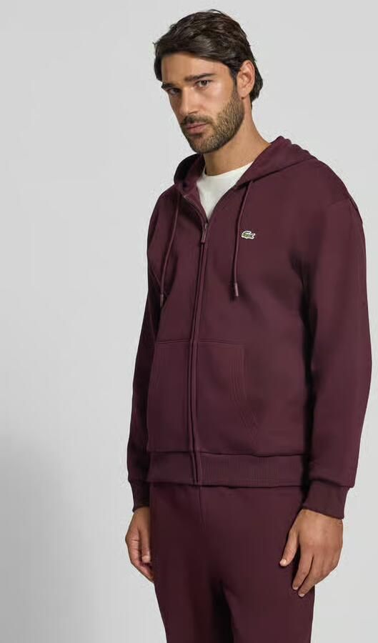Lacoste klassiek fit sweatjack van katoenmix - Foto 3