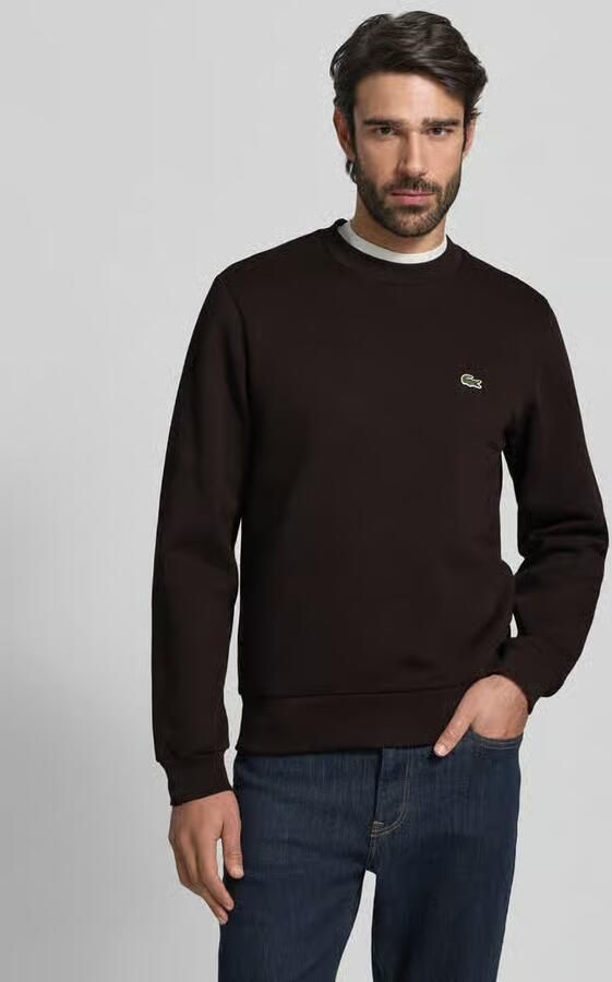 Lacoste Klassiek fit sweatshirt van katoenmix - Foto 4