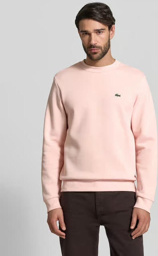 Lacoste Klassiek fit sweatshirt van katoenmix - Foto 4