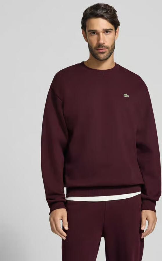 Lacoste klassiek fit sweatshirt van katoenmix - Foto 5