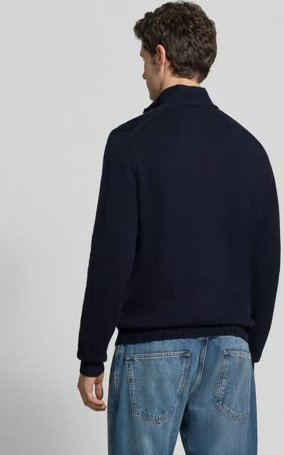 LACOSTE Heren Truien & Vesten 1ha1 Men Sweater Zip Donkerblauw - Foto 2