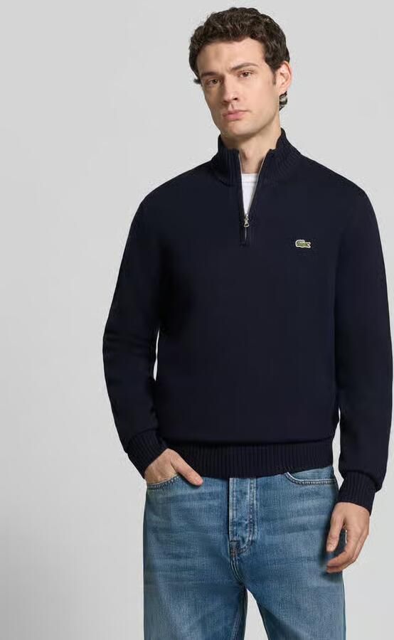 LACOSTE Heren Truien & Vesten 1ha1 Men Sweater Zip Donkerblauw - Foto 3