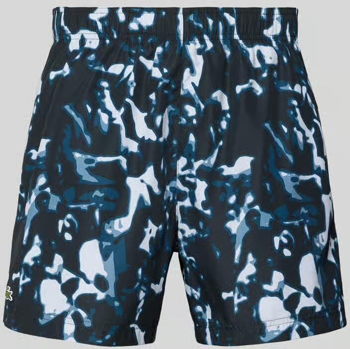 Lacoste Korte broek in all-over look met labelstitching - Foto 2
