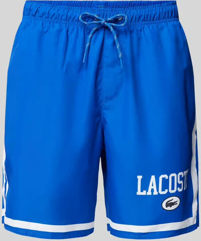 Lacoste Korte broek met labelprint - Foto 2