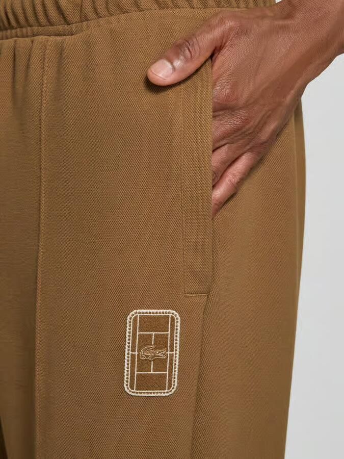 Lacoste Loose fit sweaterbroek van katoenmix model 'Tenn'
