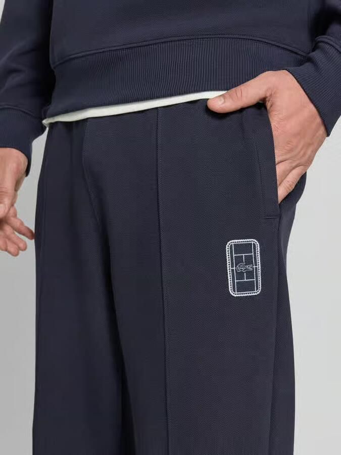 Lacoste Loose fit sweaterbroek van katoenmix model 'Tenn'