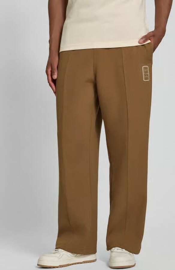 Lacoste Loose fit sweaterbroek van katoenmix model 'Tenn' - Foto 2
